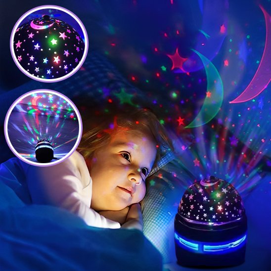 Veilleuse bébé projection plafond | Stellaire
