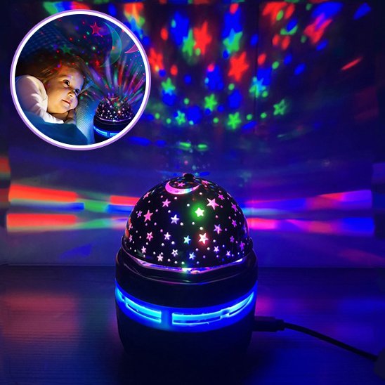 Veilleuse bébé projection plafond | Stellaire